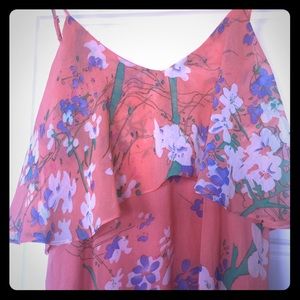 Vintage style chiffon maxi sundress